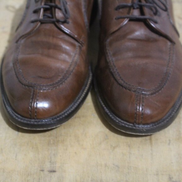 Vito Rufolo Cognac Brown Oxfords Leather Loafers Shoes Made in Italy Men’s main image 4